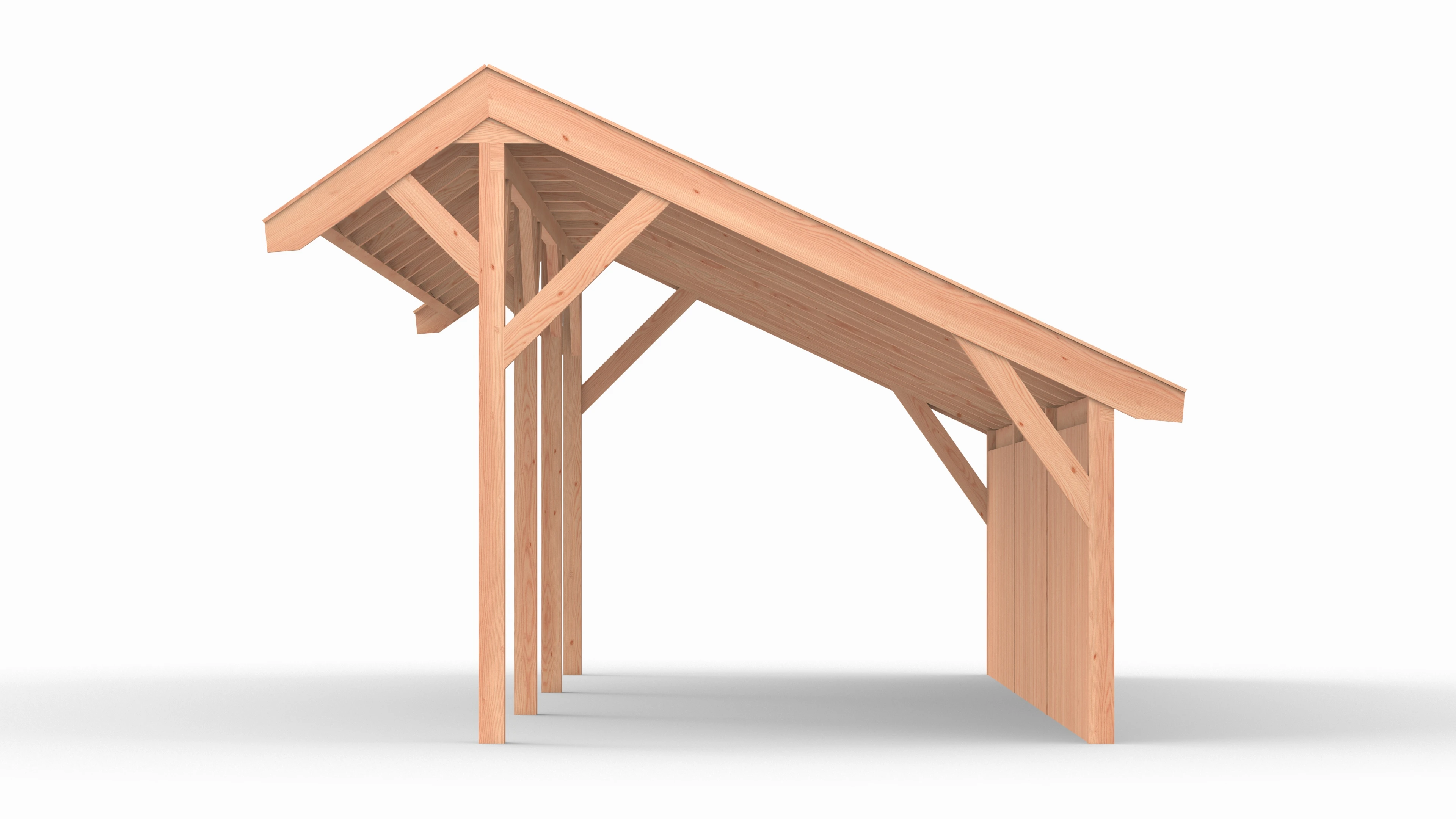 Douglas kapschuur, 900 x 300, met achterwand, Westwood Comfort - Afbeelding 6